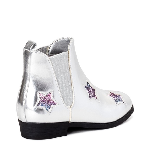 Wonder Nation Girls Starstruck Glitter Ankle Boots - Picture 6 of 6